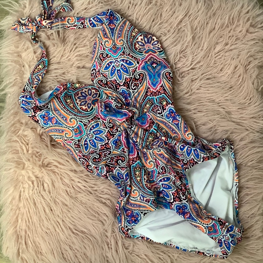 Jantzen Damask One Piece